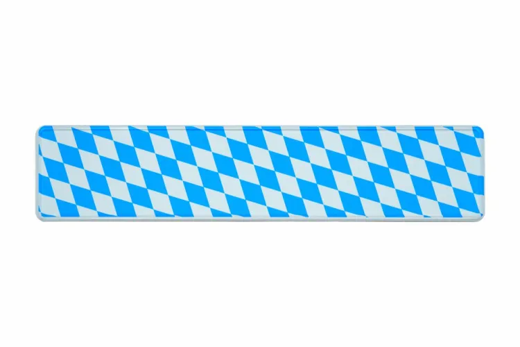 Plate Bavaria Rhombus reflex 520 x 110 x 1 mm