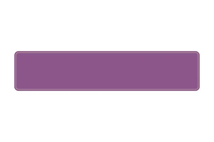 Schild violett 520 x 110 x 1 mm