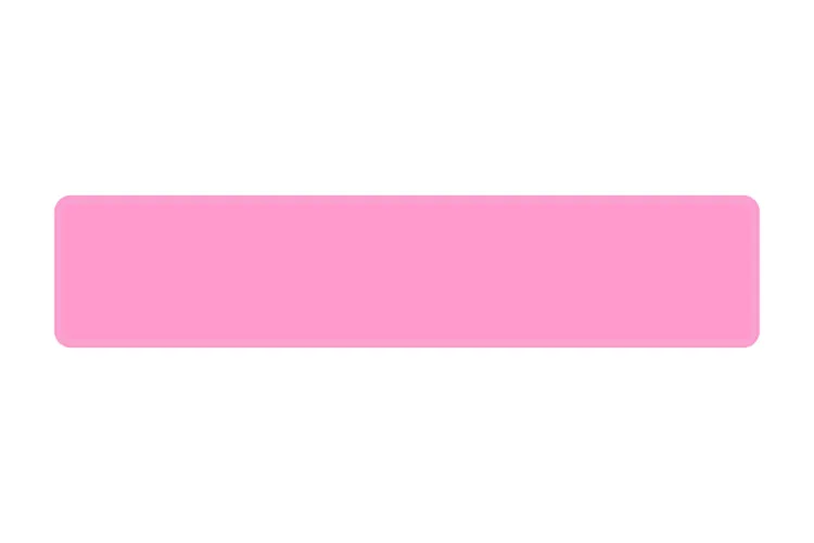 Schild rosa 520 x 110 x 1 mm