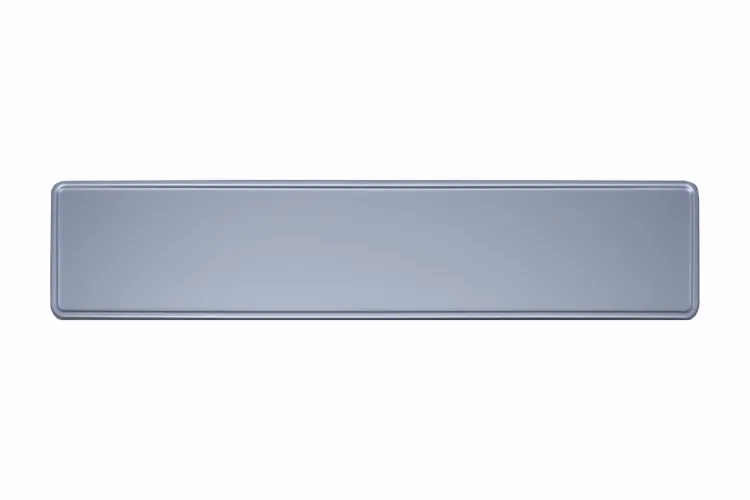 Schild silber 520 x 110 x 1 mm