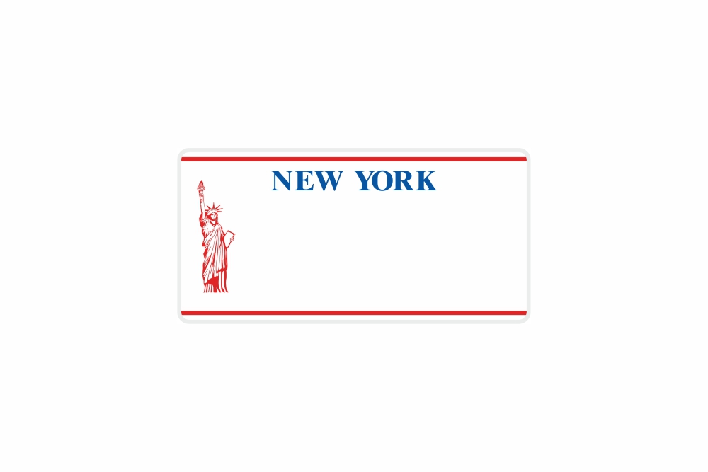 Schild New York 300 x 150 x 1 mm